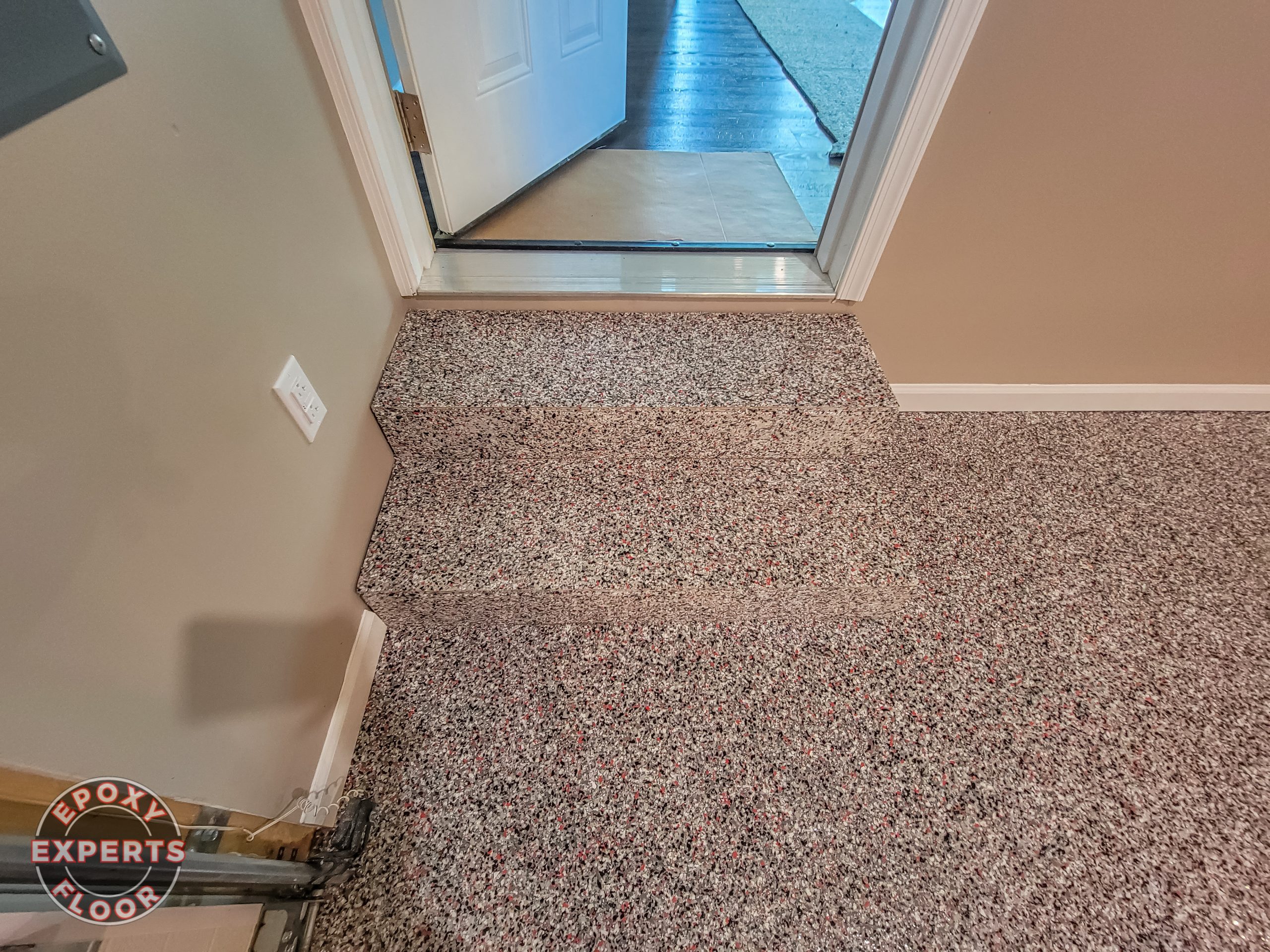 Garage epoxy flooring finish by Epoxy Floor Experts