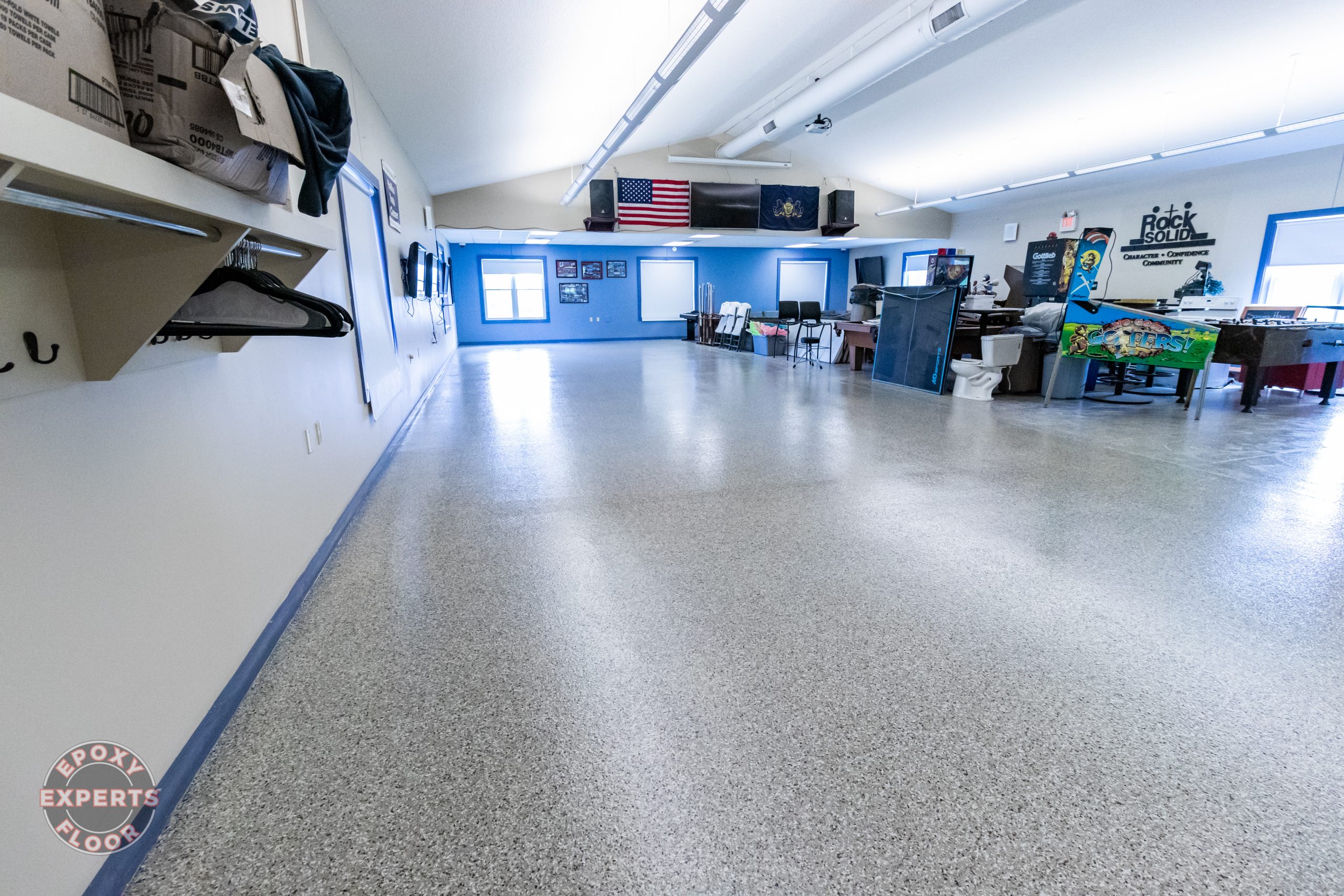 Commerical epoxy flooring common area Epoxy Floor Experts.